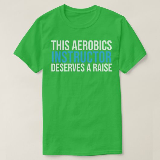 Niedlicher Aerobic Coach Zitat dieses Aerobic Inst T-Shirt (Design vorne)