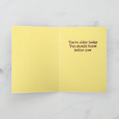 Niedlicher Affe auf Karte (Innenseite)