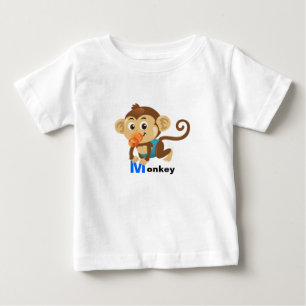 Niedlicher Affe Baby T-shirt