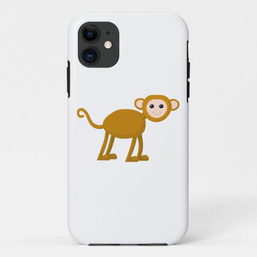 Niedlicher Affe Case-Mate iPhone Hülle (Rückseite)