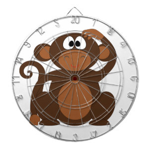 Niedlicher Affe Dartscheibe