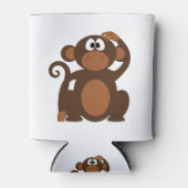 Niedlicher Affe Dosenkühler (Vorderseite)