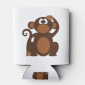 Niedlicher Affe Dosenkühler (Rückseite)