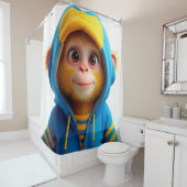 Niedlicher Affe Duschvorhang (Beispiel)