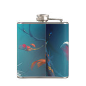 Niedlicher Affe Flachmann (Rückseite)