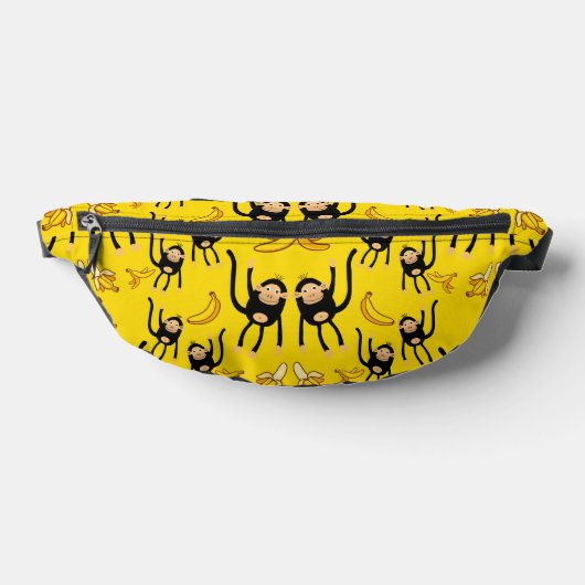 Niedlicher Affe Geburtstag Bauchtasche (Ablage )