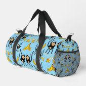 Niedlicher Affe Geburtstag Duffle Bag (Rechte Ecke)