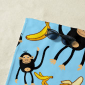 Niedlicher Affe Geburtstag Strandtuch (Beispiel)