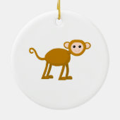 Niedlicher Affe Keramikornament (Hinten)