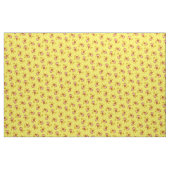 Niedlicher Affe Kinder Baby Kinderzimmer gelb Stoff (Fat Quarter (45,7 x 55,9 cm))