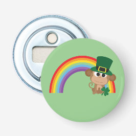 Niedlicher Affe Leprechaun Flaschenöffner