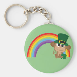 Niedlicher Affe Leprechaun Schlüsselanhänger