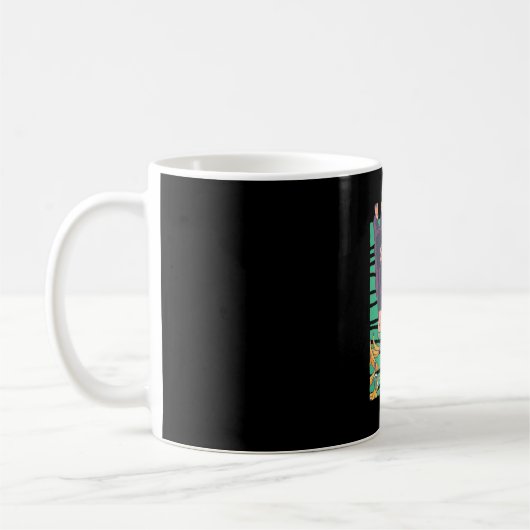 Niedlicher Affe mit Bananen Kaffeetasse (Links)