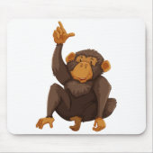  Niedlicher Affe Mousepad (Vorne)
