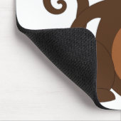 Niedlicher Affe Mousepad (Ecke)