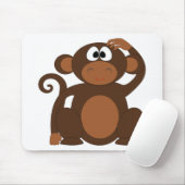 Niedlicher Affe Mousepad (Mit Mouse)
