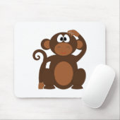 Niedlicher Affe Mousepad (Mit Mouse)