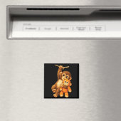 Niedlicher Affe Punch ausgestopfter Buddy Plüsch u Magnet (In Situ (Geschirrspüler))