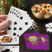 Niedlicher Affe Spielkarten (In Situ)