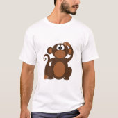 Niedlicher Affe T-Shirt (Vorderseite)