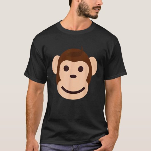 Niedlicher Affe T-Shirt (Vorderseite)