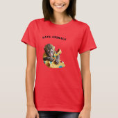Niedlicher Affe T-Shirt (Vorderseite)
