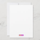 Niedlicher Affe und Banane Kochbuch Vielen Dank Dankeskarte (Rückseite)