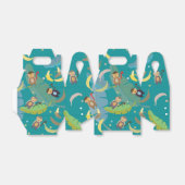 Niedlicher Affe und Bananen im Baummuster zum Gebu Geschenkschachtel (Ungefaltet)