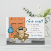 Niedlicher Affe vor der Haustür - Ankündigungen üb (Stehend Vorderseite)