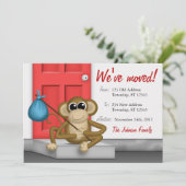 Niedlicher Affe vor der Haustür - Ankündigungen üb (Stehend Vorderseite)