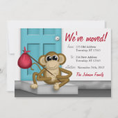 Niedlicher Affe vor der Haustür - Ankündigungen üb (Vorderseite)