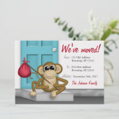 Niedlicher Affe vor der Haustür - Ankündigungen üb (Stehend Vorderseite)