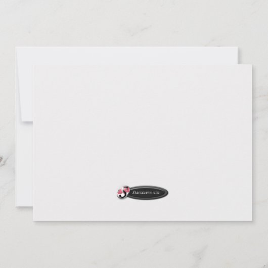 Niedlicher Affe vor der Haustür - Ankündigungen üb (Rückseite)