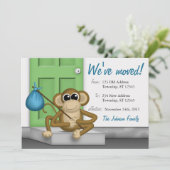 Niedlicher Affe vor der Haustür - Ankündigungen üb (Stehend Vorderseite)