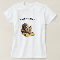Niedlicher Affen-T - Shirt