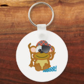 Niedlicher Affenpirat Schlüsselanhänger (Vorderseite)