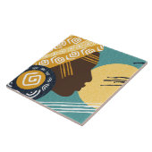 Niedlicher afrikanischer Stil Fliese (Seite)