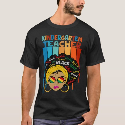 Niedlicher Afro Smart Black History Monat für Kind T-Shirt (Vorderseite)