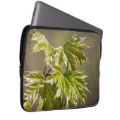Niedlicher Ahornzweig mit kleinen Blätter Laptopschutzhülle (Vorne Rechts)