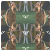 Niedlicher Airedale-Terrier Stoff (Muster)