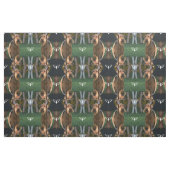 Niedlicher Airedale-Terrier Stoff (Fat Quarter (45,7 x 55,9 cm))