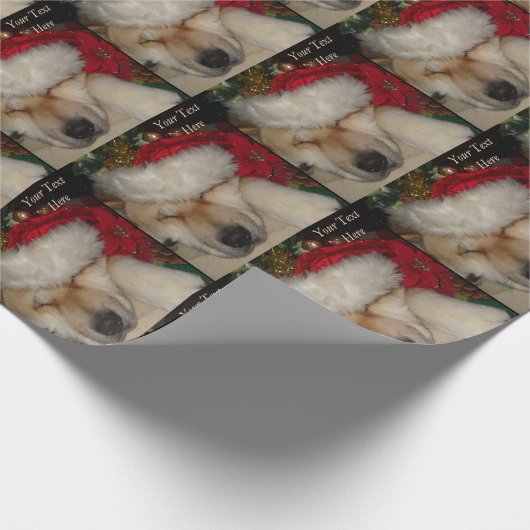 Niedlicher Akita-Hundeschlafendes Geschenkpapier (Ecke)