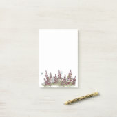 Niedlicher Alaska Feuerweh mit Schmetterlingen Pos Post-it Klebezettel (Auf Schreibtisch)