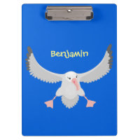 Niedlicher Albatross-Vogel mit Cartoon