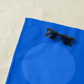 Niedlicher Albatross-Vogel mit Cartoon Strandtuch (Beispiel)