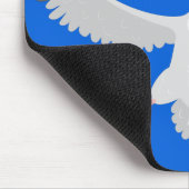 Niedlicher Albatrossvogel mit Cartoon Mousepad (Ecke)