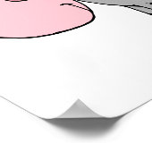 niedlicher alberner Cartoon Poster (Ecke)