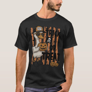 Niedlicher Alberner Gänsetrick oder Treatduck Prep T-Shirt