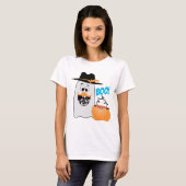 Niedlicher Alberner Halloween Ghost Sweet Zahn Boo T-Shirt (Vorne ganz)