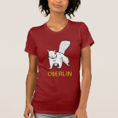 Niedlicher alberner Spaß Oberlin weiße T-Shirt (Vorderseite)